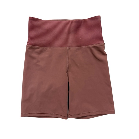 Vuori Rib Studio Short 6" Bike Shorts Cedar Brown Size XS Running Gym - Picture 7 of 7